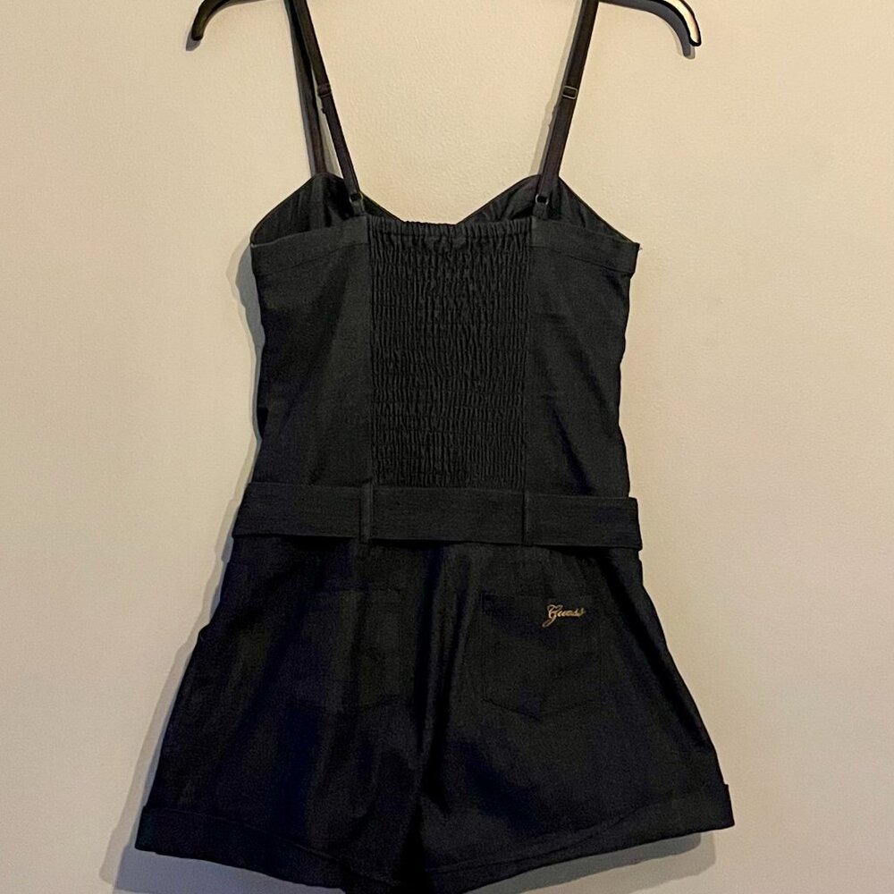 Denim Sweetheart Romper by Guess - Picture 4 of 6